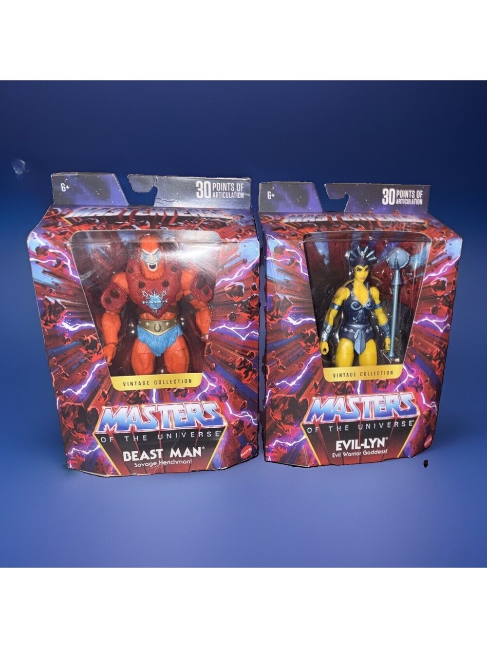 Masters of the Universe Masterverse Vintage Collection Evil-Lyn & Beast Man NEW